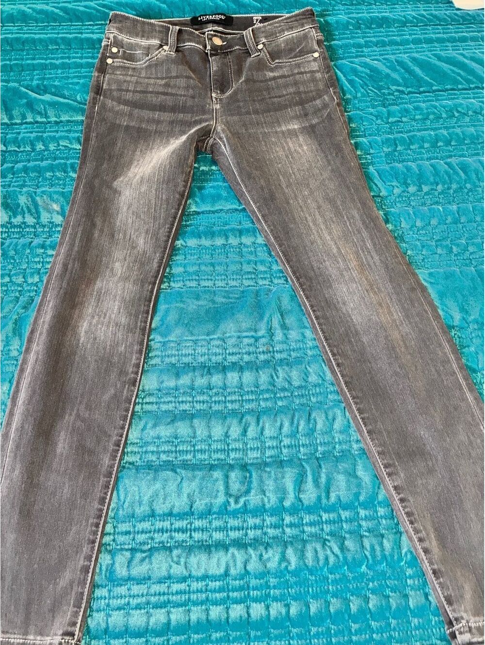 Liverpool Los Angeles Skinny Jeans Size 2/26 Petit Gray